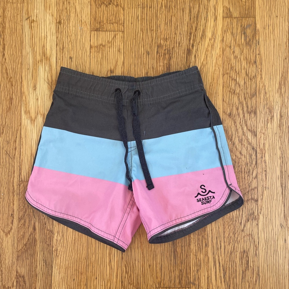 Seaesta Surf Triple Scoop Boardshorts Kids Size 6T